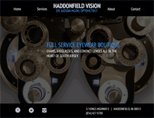 Tablet Screenshot of haddonfieldvision.com